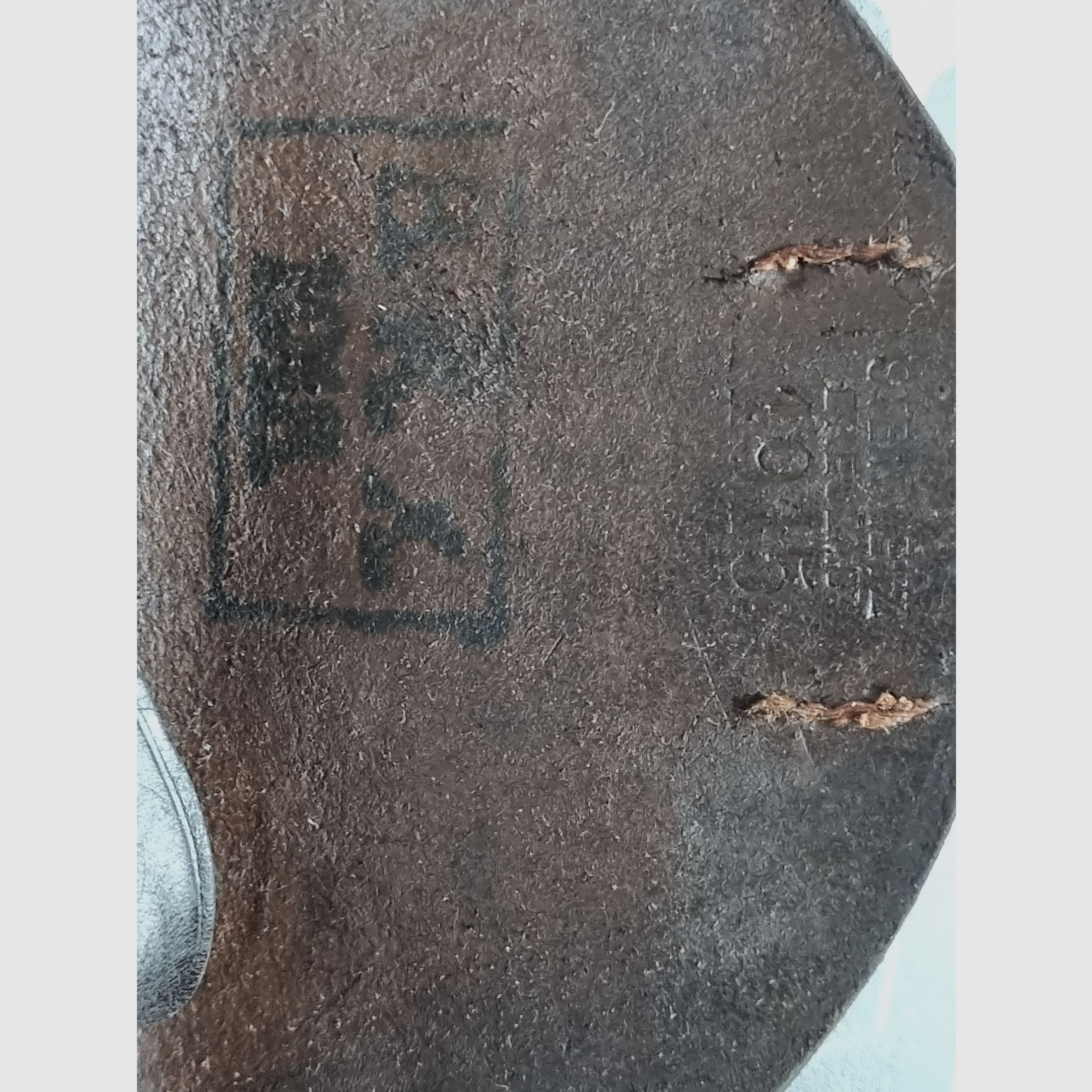 1915 DWM P08 Artillerie Leder-Holster van Steinmetz Breslau (B.A.X.), afbeelding 11 van 15