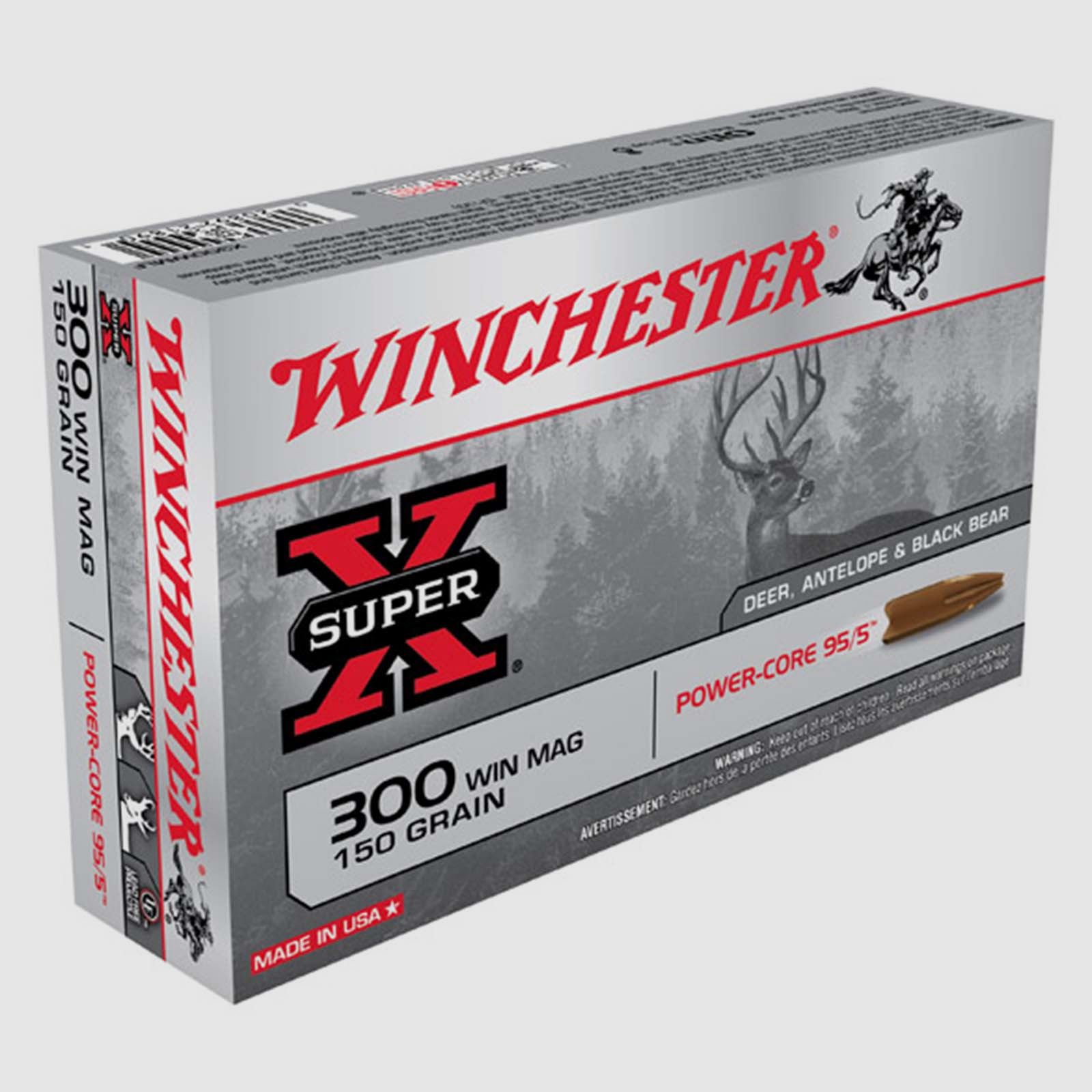 Winchester .300 Win.Mag. 150gr / 9,7g – PowerCore – Loodvrij