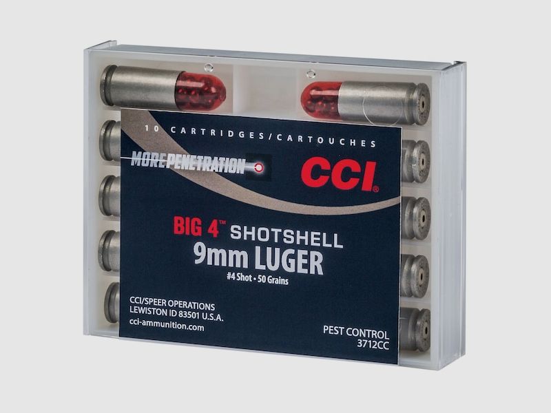 Cartuccia a pallini CCI 9mm Luger 45GR 10 cartucce