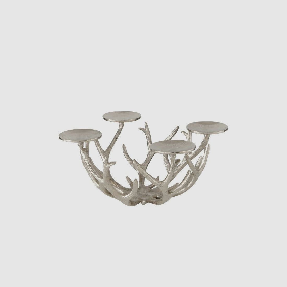 LivingActive Borgfjell Candle Holder Silver