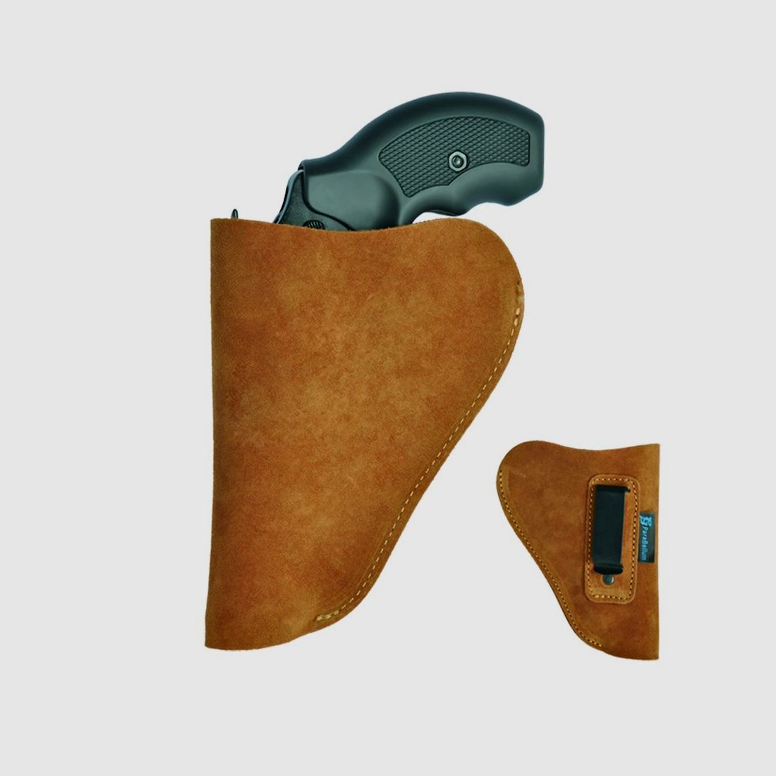 PARABELLUM Leather Holster Inside for Revolver 3-4"