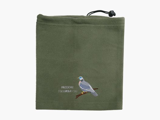 Fleece-Schal mit Taubenmotiv