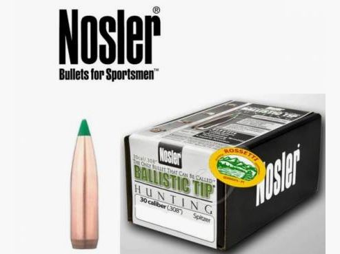 NOSLER pociski BALLISTIC TIP kal.308 - 125gr. 50szt.