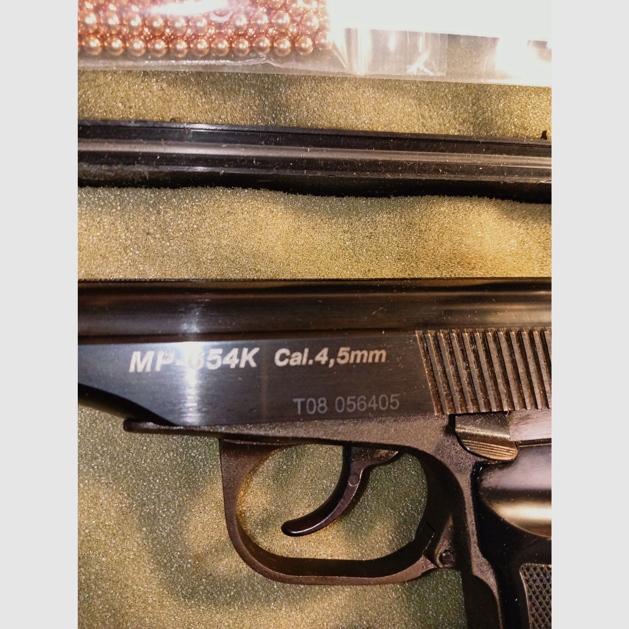 Baikal MP 654 K Makarov T08, CO2 4,5 mm BB ,  in sehr gutem Zustand, perfekte Funktion TOP, Bild 3 von 20