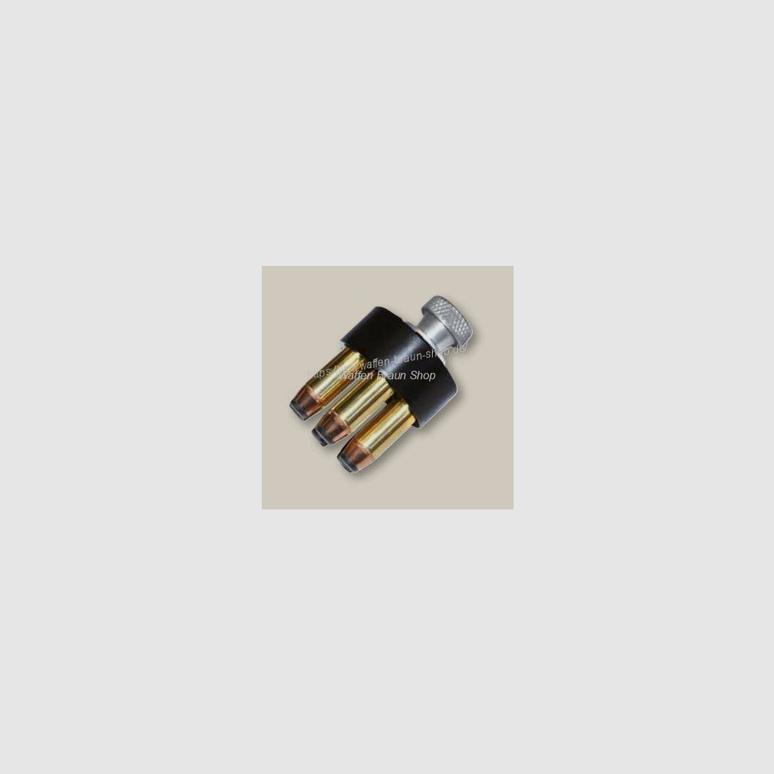HKS-Speedloader Mod. 586-A, für S&W L-Rahmen-Rev. .357, f. M581/586/681/686 mit 6-Schuss-Trommel