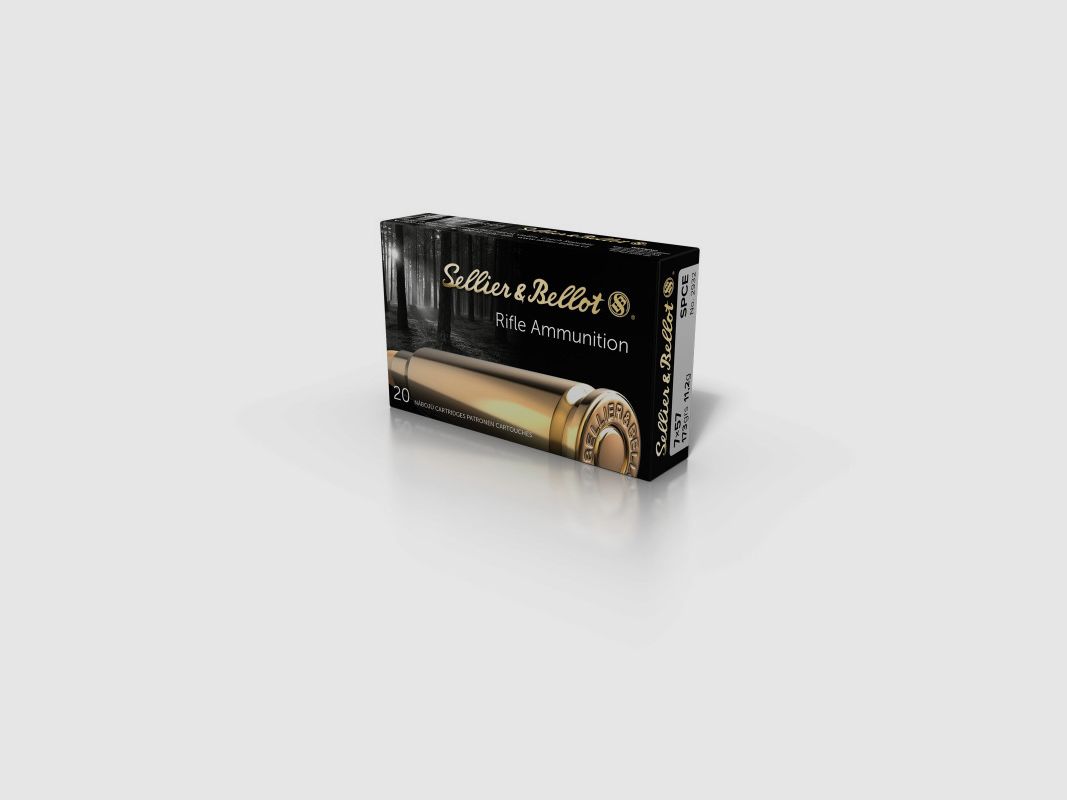 BOX MIT 20 PATRONEN SELLIER & BELLOT CAL.7X57 SPCE