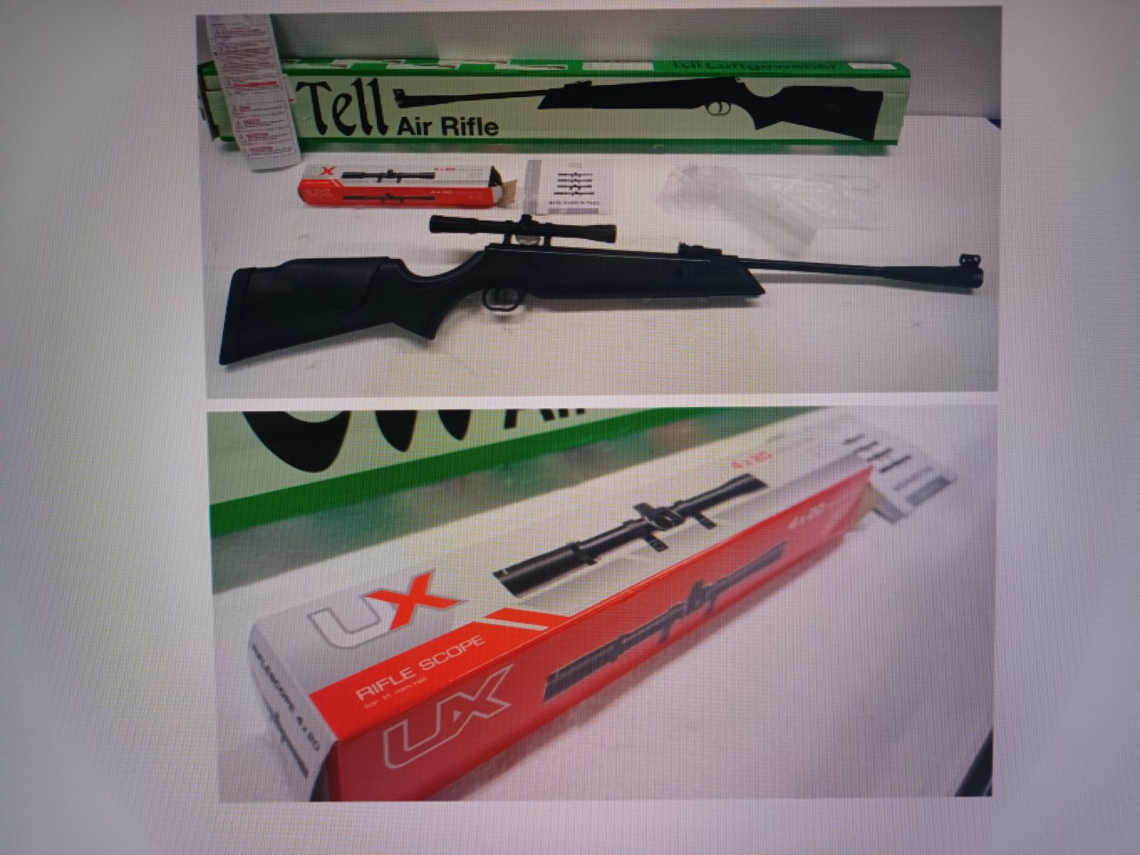 TELL 220 wiatrówka __ OVP __ kal. 4,5mm (.177) __ LG + luneta celownicza - NP 259,-€, zdjęcie 1 z 3