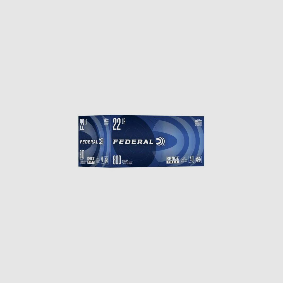 Munitions Federal HV .22LR 40grs LRN (800 cartouches)
