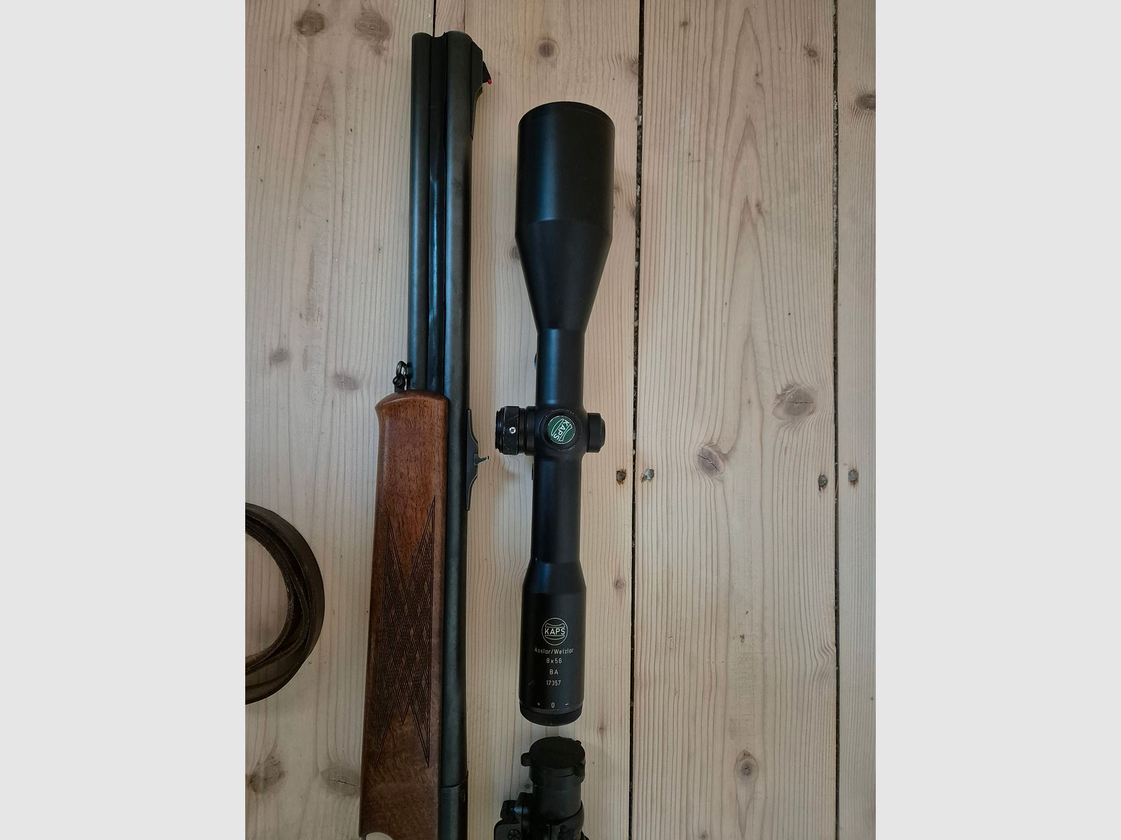 Doppietta Bock Blaser / Sauer 97 8x57IRS con capsule e Aimpoint