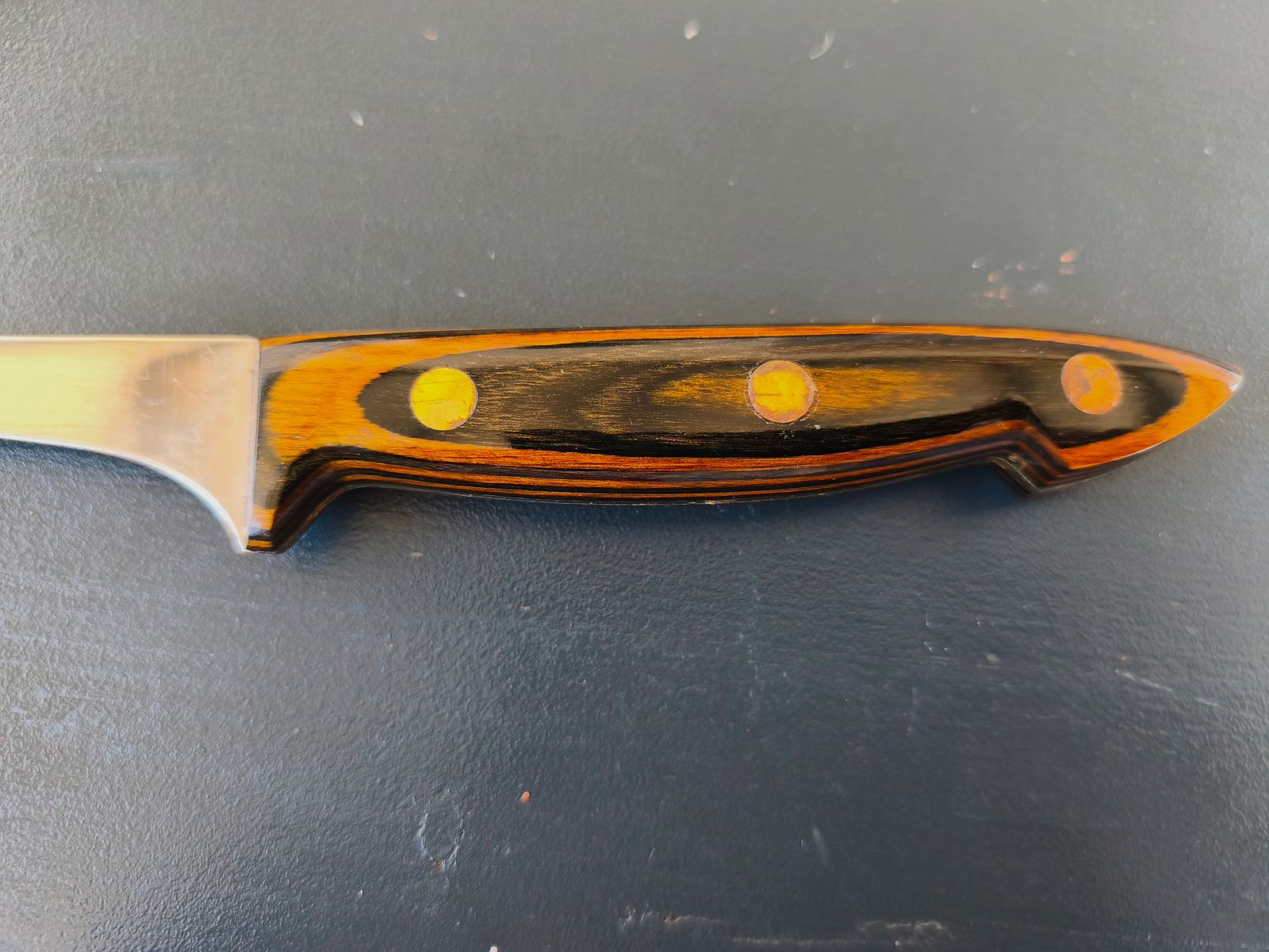 Coltello da filettare Leech Lake con manico marrone