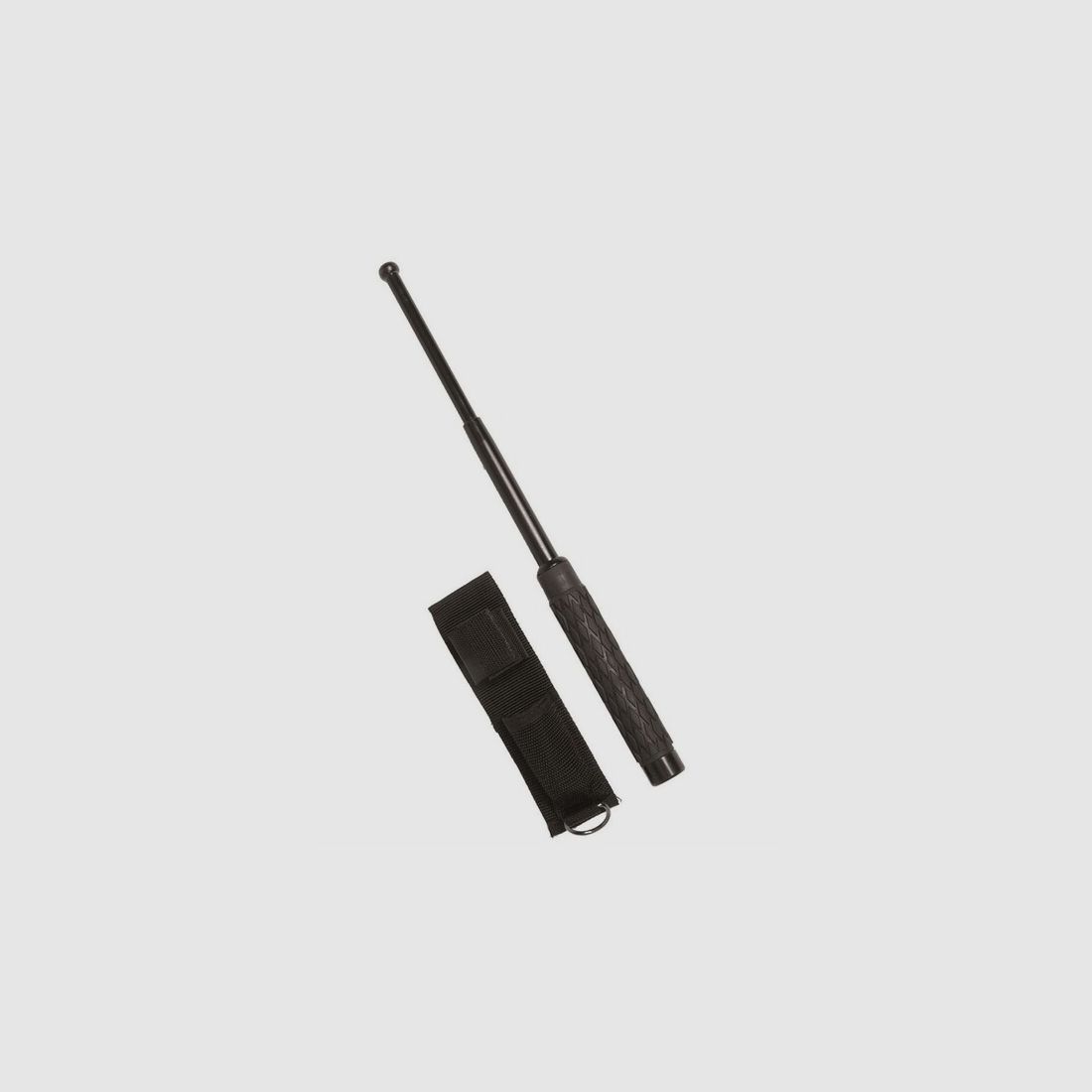 Teleskop Schlagstock 16,5/41cm SCHWARZ + Holster