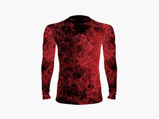 DED Competition Camiseta de Compresión de Manga Larga - Roja, Color: Rojo, tamaño: XL, Tipo de ropa: Niños