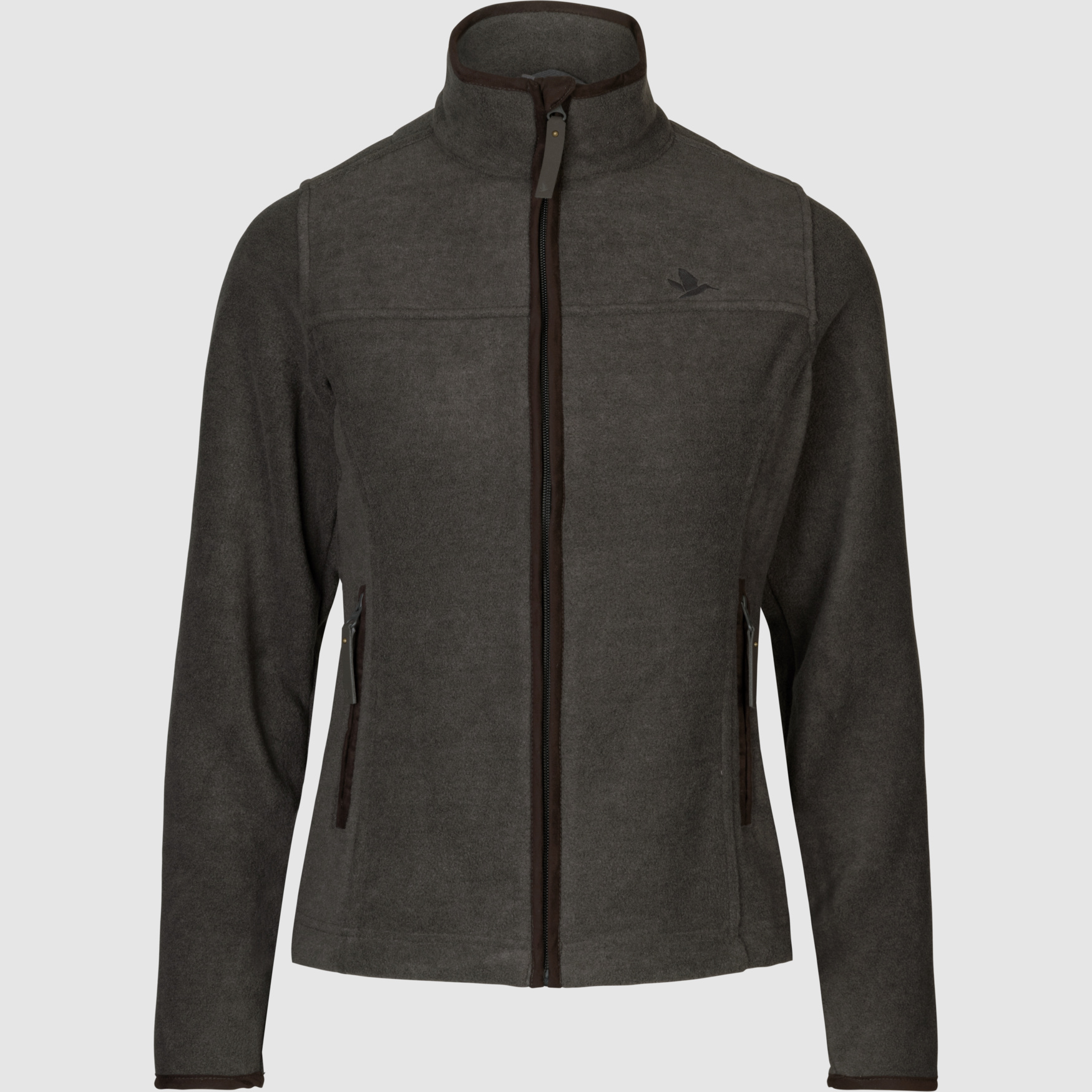 Woodcock Ivy Fleece Jacka Dark Grey Melange M