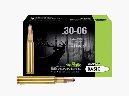 Brenneke .30-06 Spr. Basic TLM 10,7g/165grs. – 20 szt.