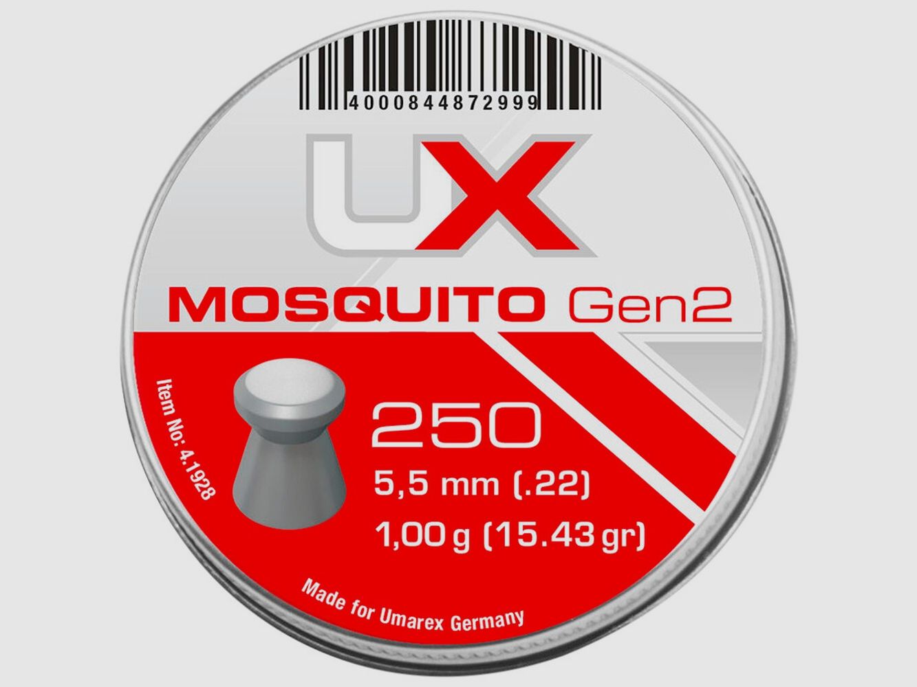 Umarex 5,50 Diabolo Mosquito Gen2 1250 stuks (Kaliber 5,50), afbeelding 2 van 2