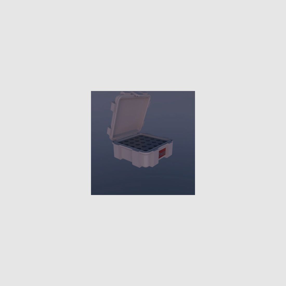 Caja de municiones Filamelt / .32 ACP / 'tapa abatible' / caja de cartuchos, caja de municiones