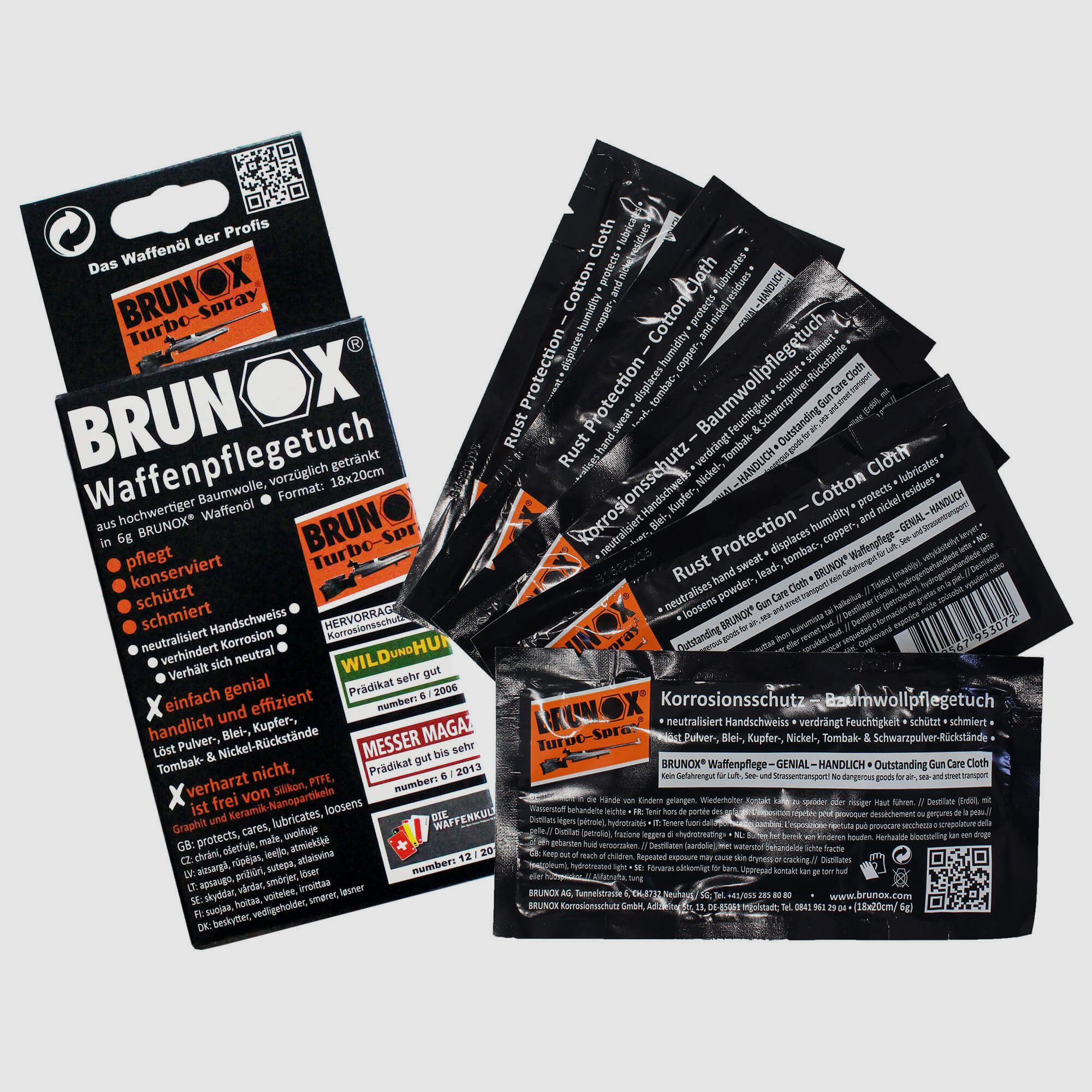 Brunox panno per la cura delle armi, 5 pz.