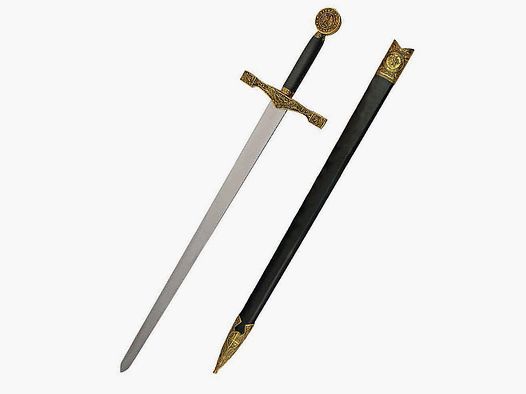 Excalibur sword gold