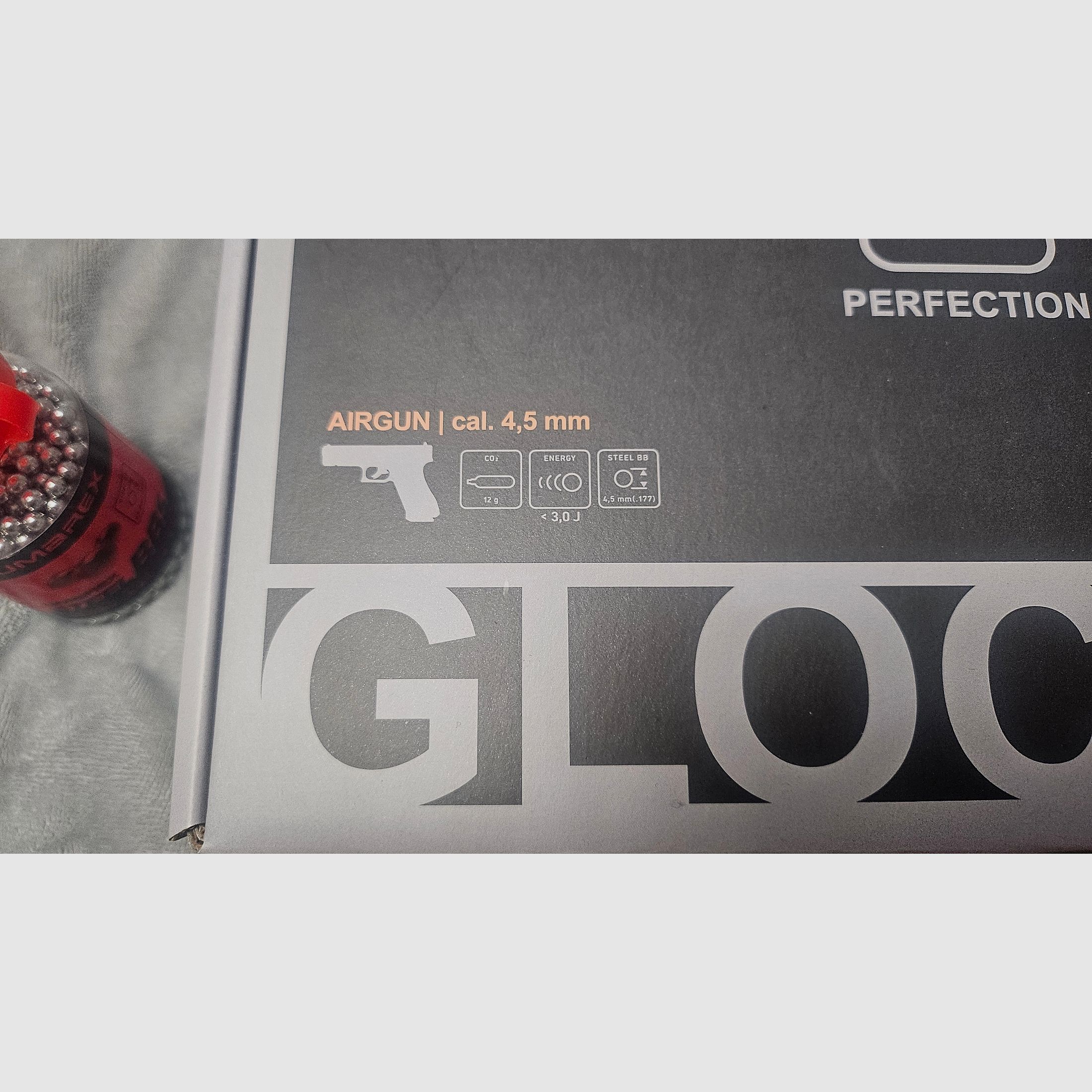 Glock 17 Gen5 MOS Co2-Pistole Kaliber 4,5 mm Stahl BB Blowback