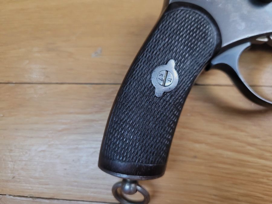 Sehr schöner Offiziersrevolver Modell 1874 – Vollständig monomatrikulierte Waffe – MAS von 1877 – Sehr schöner Lauf – Mechanisch einwandfrei – Ausgezeichneter Zustand!, Bild 3 von 23
