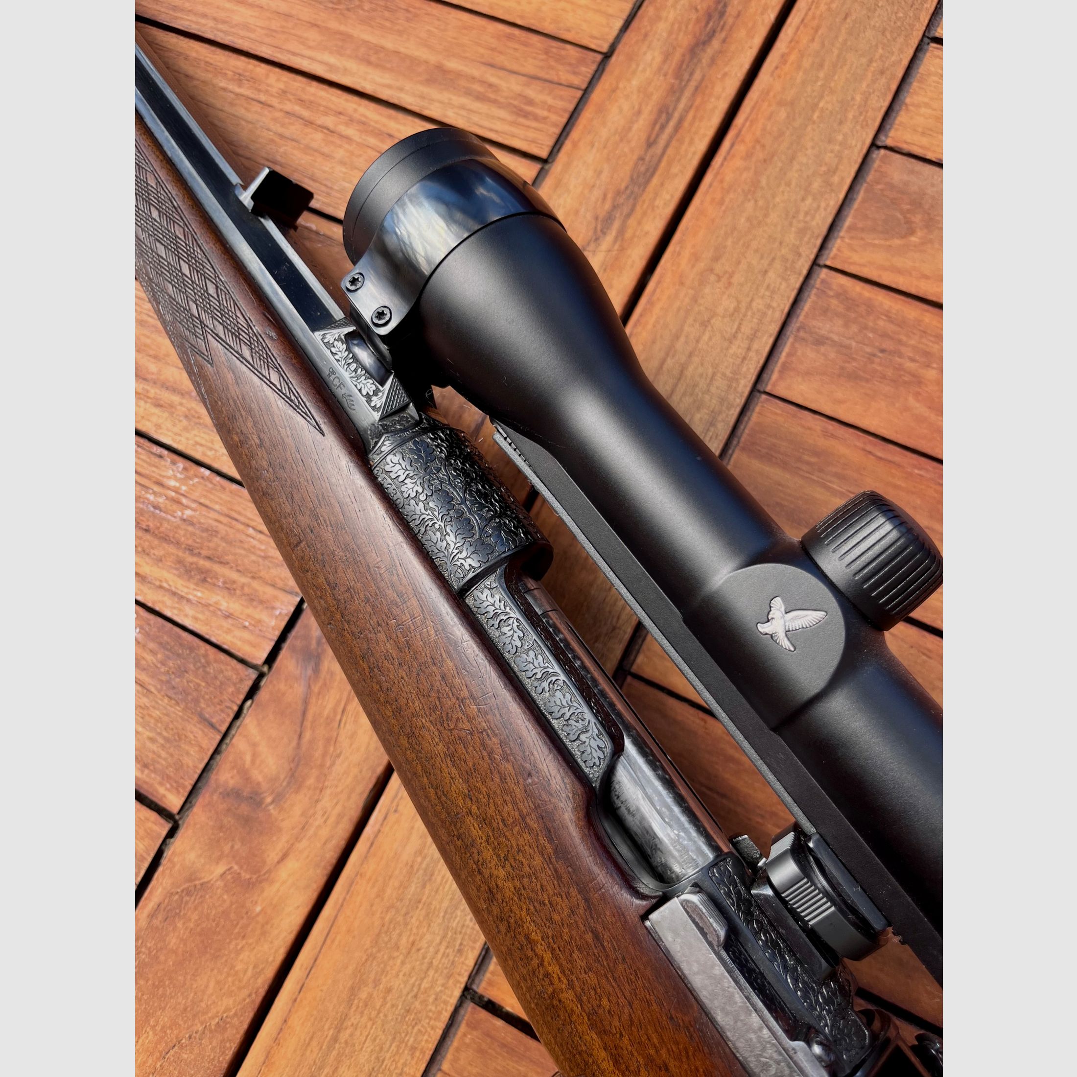 Full engraving Mauser 98 incl. Swarovski Z6i 1.7-10x42, immagine 2 di 5