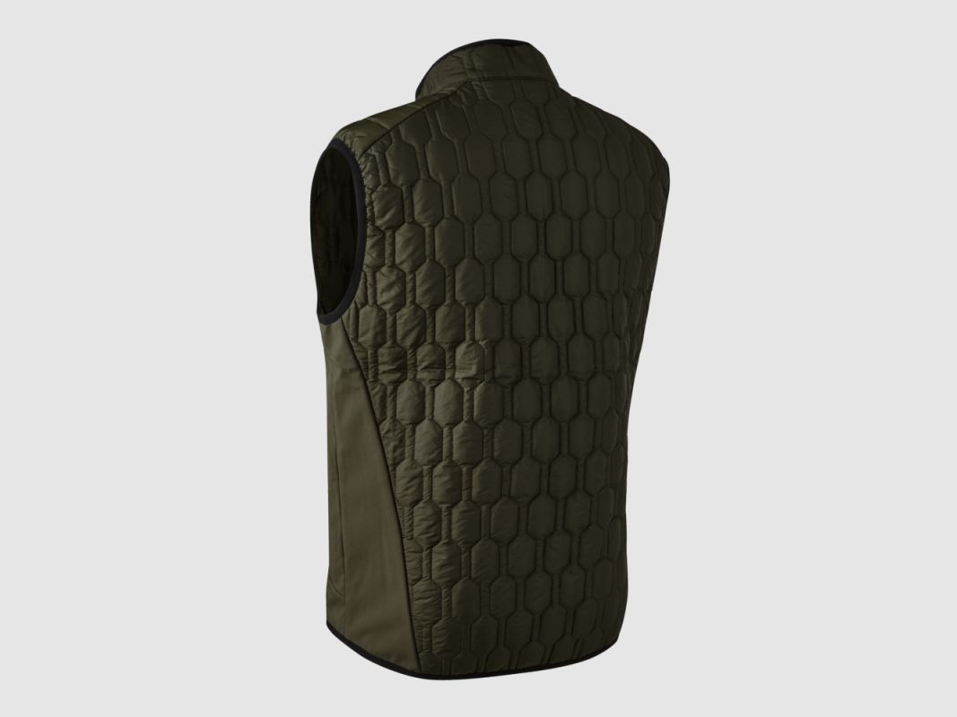 Deerhunter Mossdale gilet trapuntato verde foresta, immagine 2 di 5