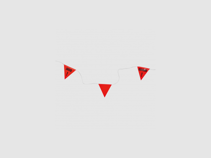 il Lago Passion Absperrleine Hunting Flag |