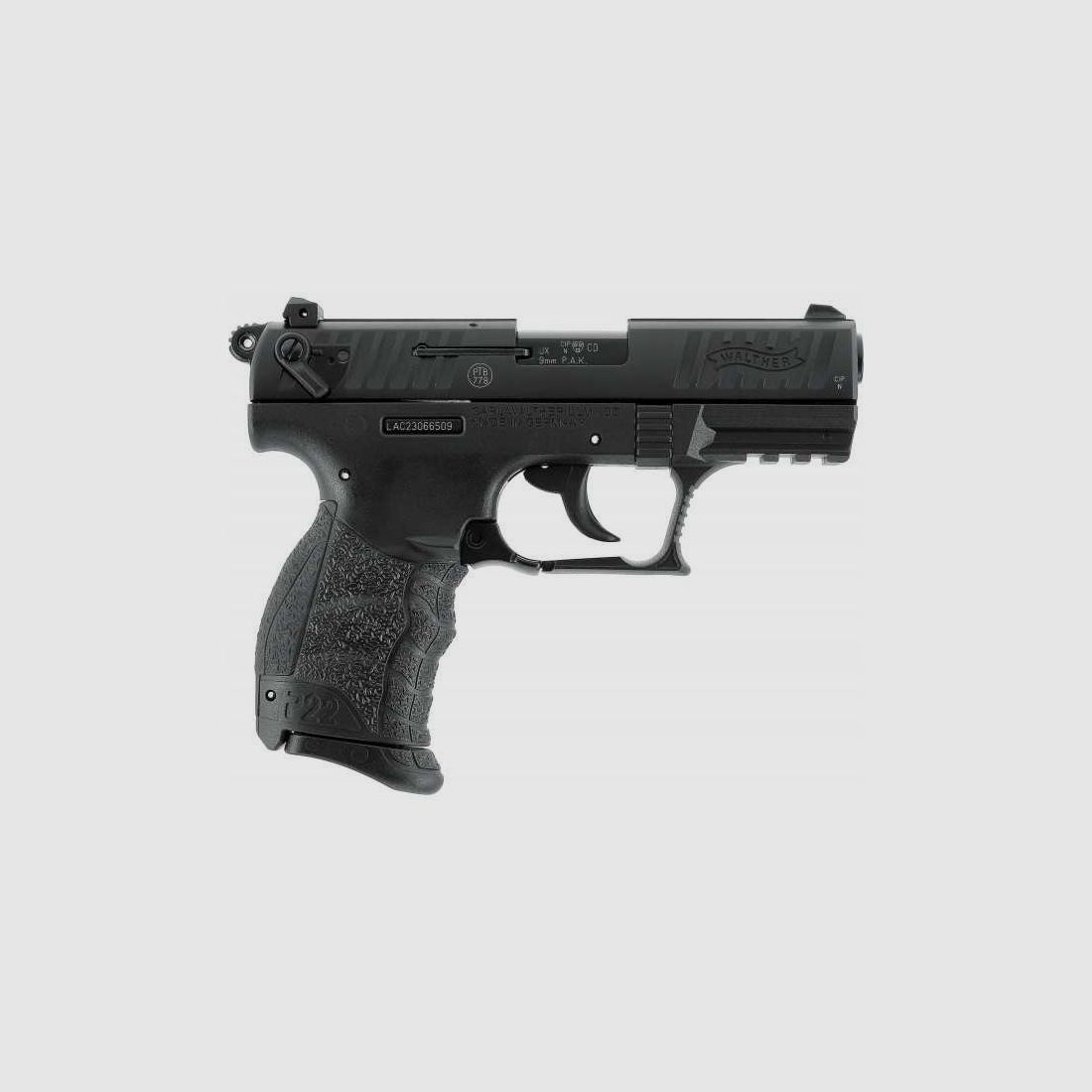 Walther Schreckschuss Pistole P22Q R2D-Kit 9 mm P.A.K.