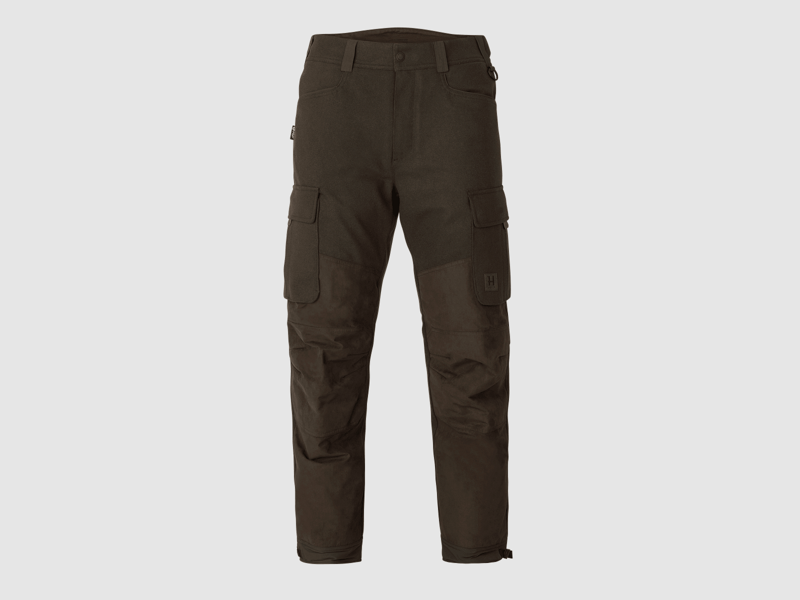 Härkila Kodiak CleverWool HSP Pantalones aislados Hombre Verde Caza Oscuro/Marrón Sombra 52/32"