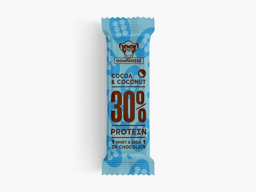 Barra de proteína Chimpanzee 30% cacao y coco