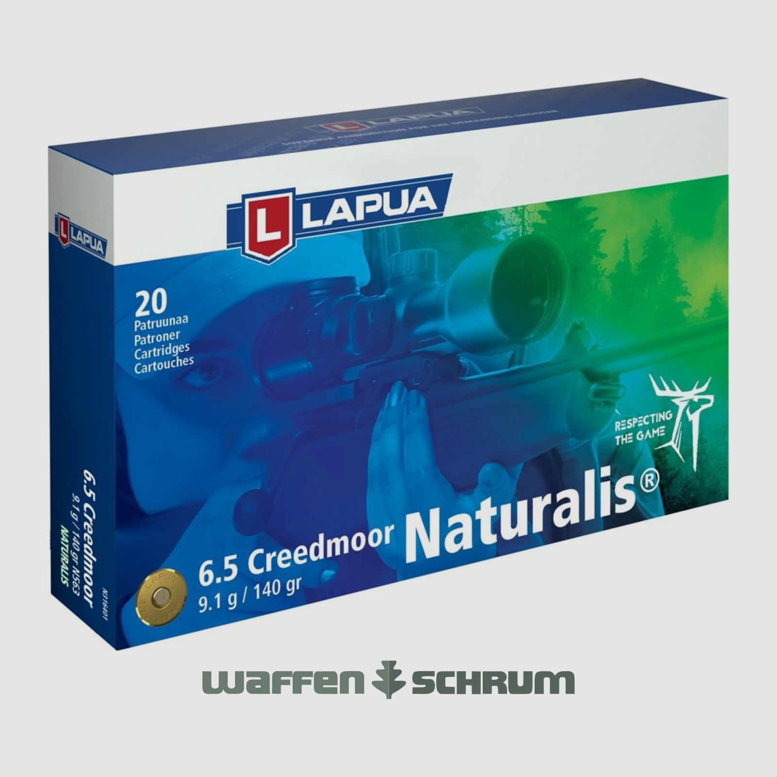 Lapua Naturalis 9,1g - 140gr. 6,5x55SE