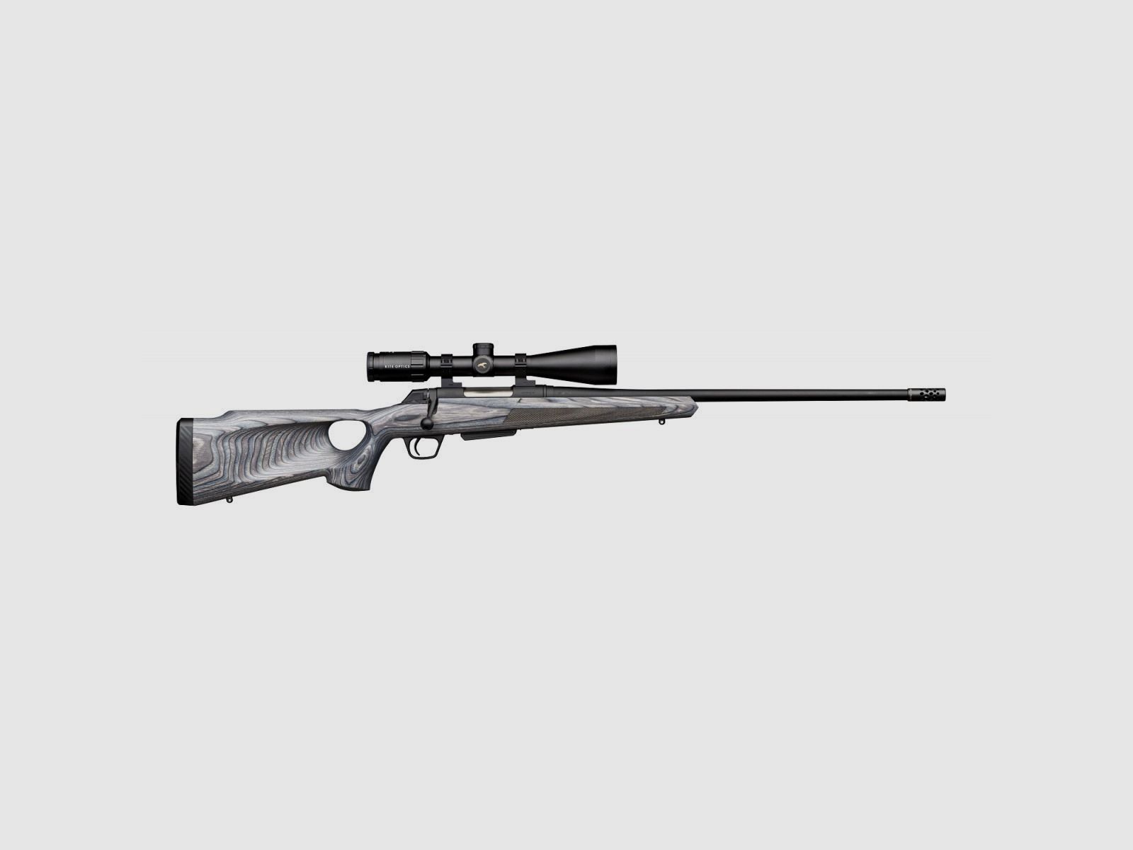 Grendelgeweer, viertakt, Winchester, XPR, grijze duimgatkolf, schroefdraad, M14x1,NS,SM,30-06, afbeelding 1 van 2