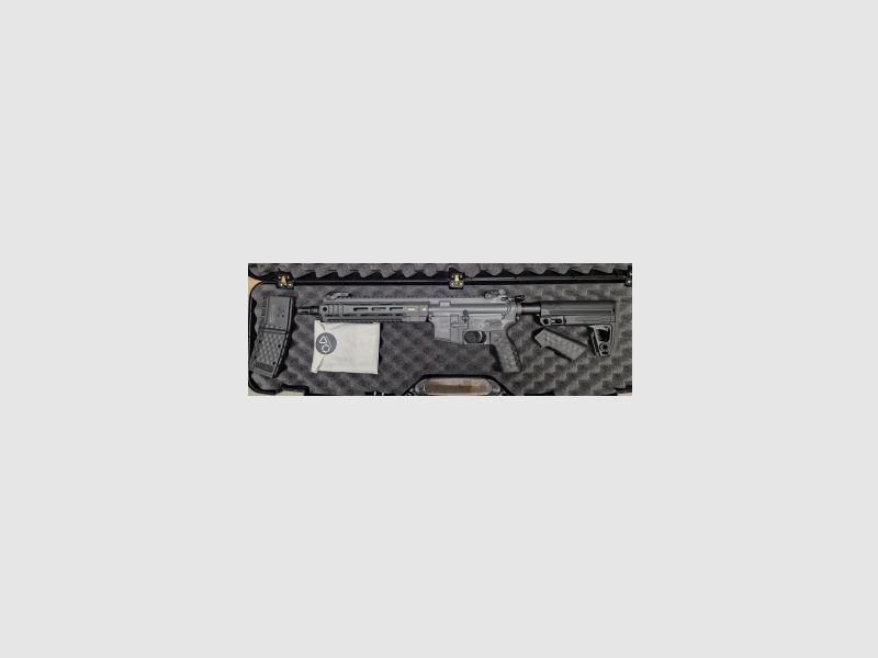 Oberland Arms OA-15 SL M-LOK SL10, 10" barrel .223 Rem. Battleship Grey