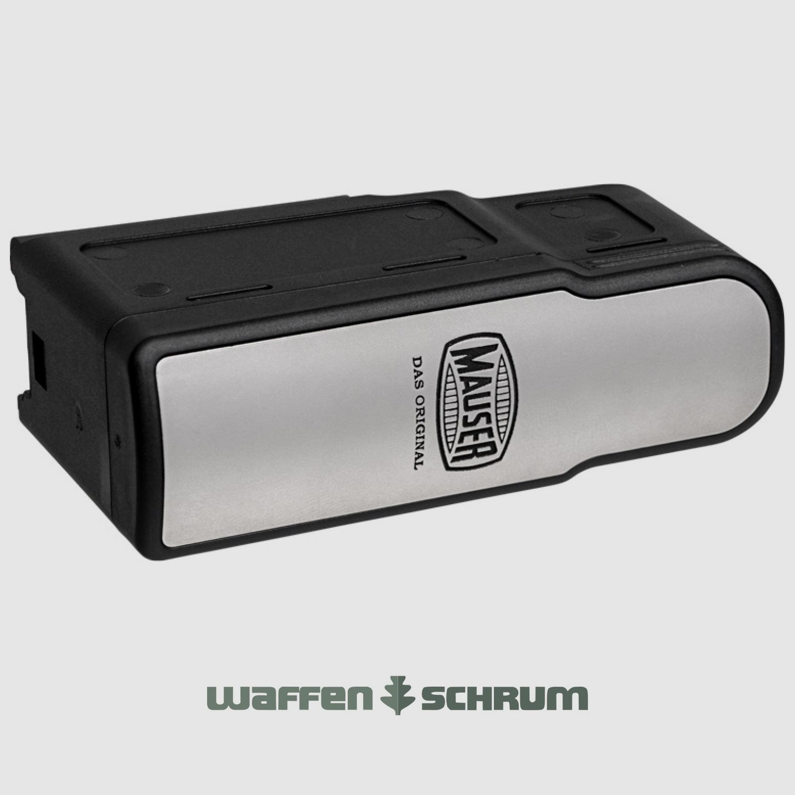 Mauser Magazin M12/M18 - 5 Schuss - Stahlboden mit Logo