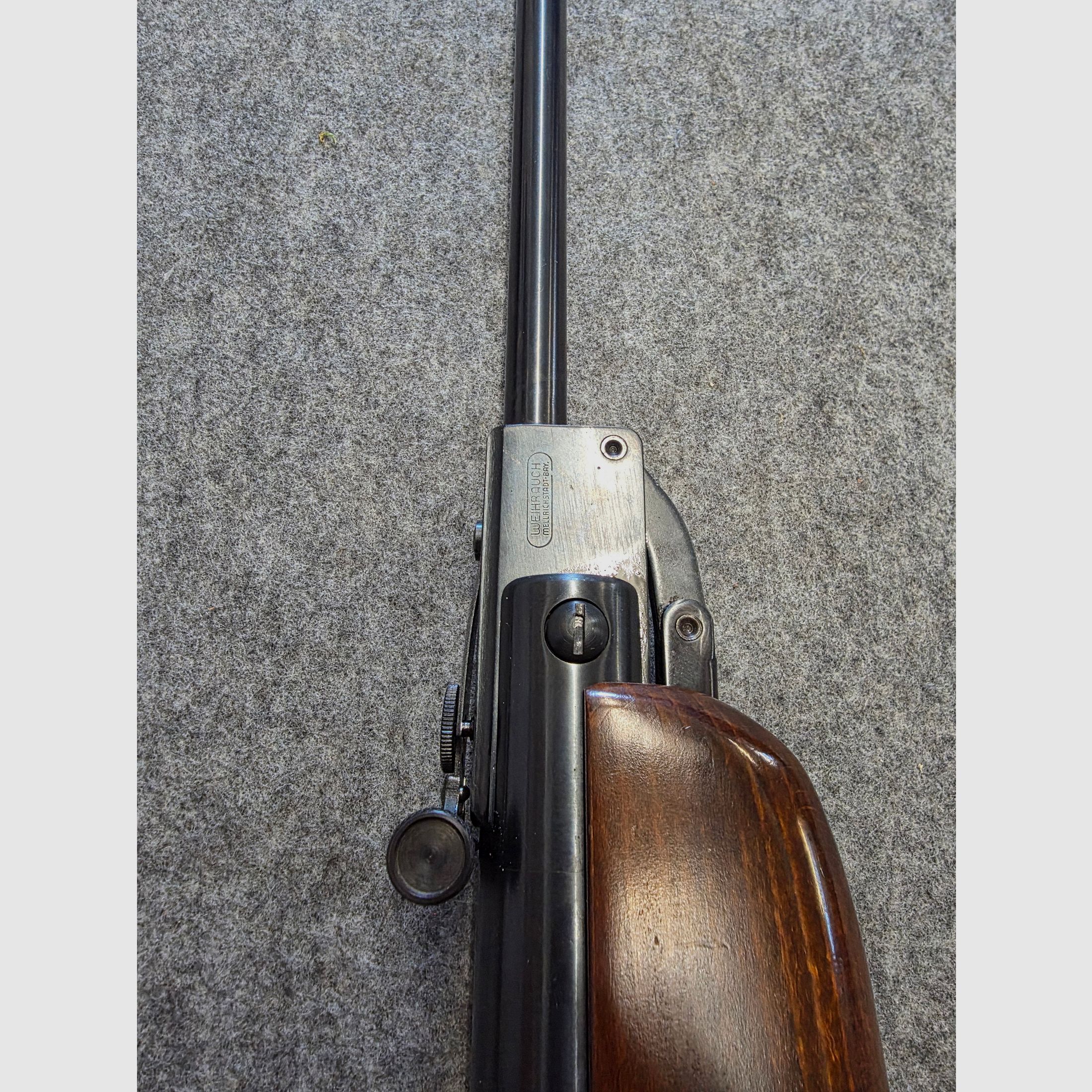 Weihrauch HW 35 del 1970 con marchio F canna basculante carabina ad aria calibro 4,5 mm HW35