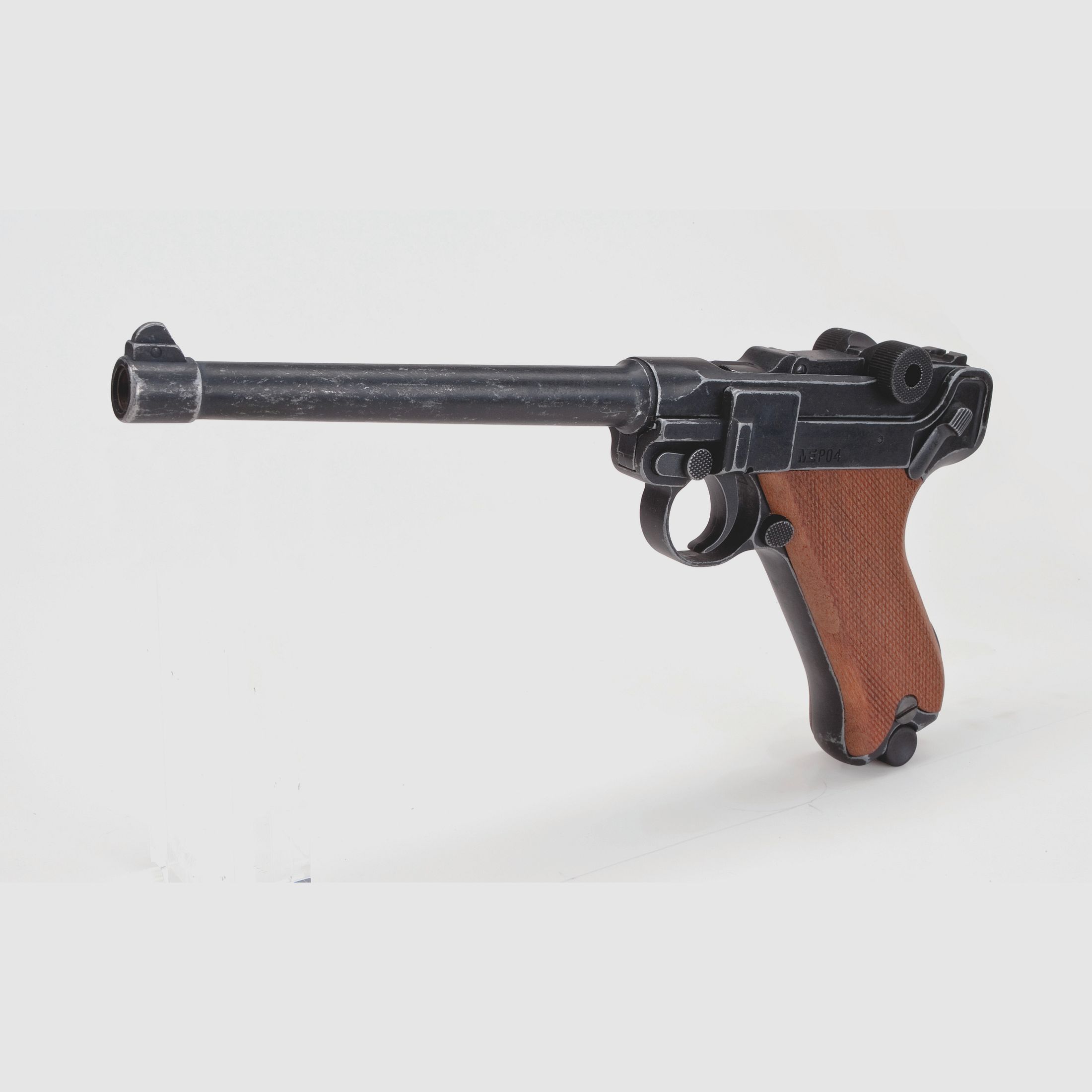 ME Mod. P 04, Kal. 9 mm P.A. Knall, antik-look