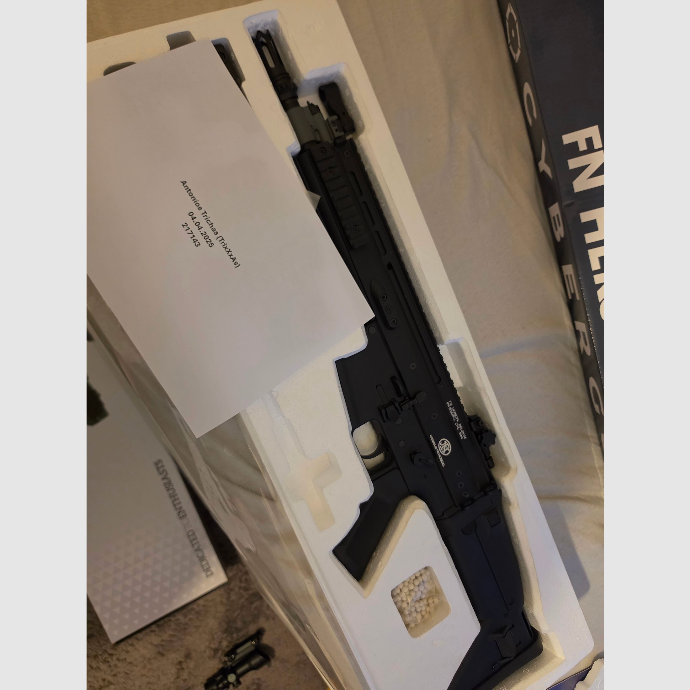 Begadi MK16 Sport (FN SCAR-L) Metall S-AEG – FN Lizenz – Reddot im ACOG-Style & Garantie