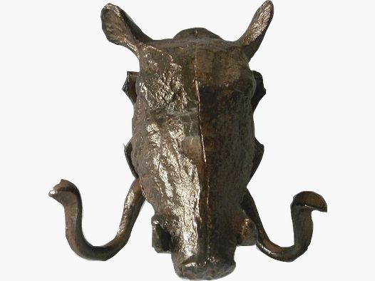 Lovergreen decoration motif boar head hook