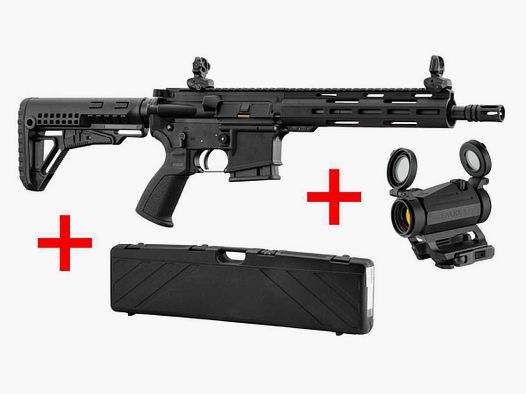 Pack carabine LDT15 L4S 10.5p Cal. 223 Rem et point rouge Falke version S