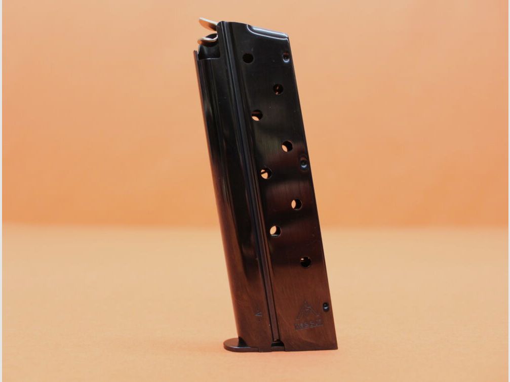 MEC-GAR Colt 1911: MEC-GAR magazine 9-round blued 9mm Luger