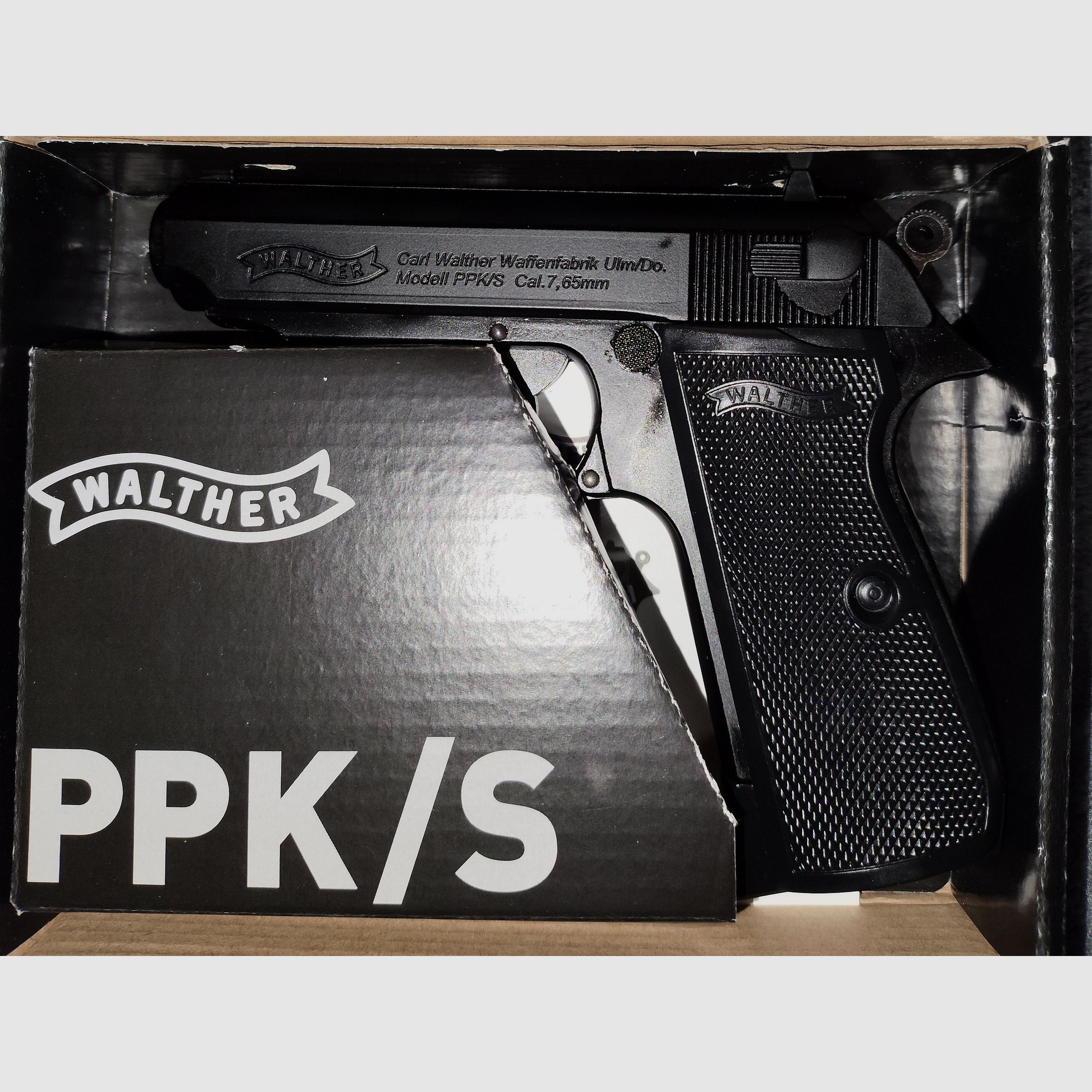 Walther PPK/S Co2-Pistole Blow Back Kaliber 4,5 mm BB