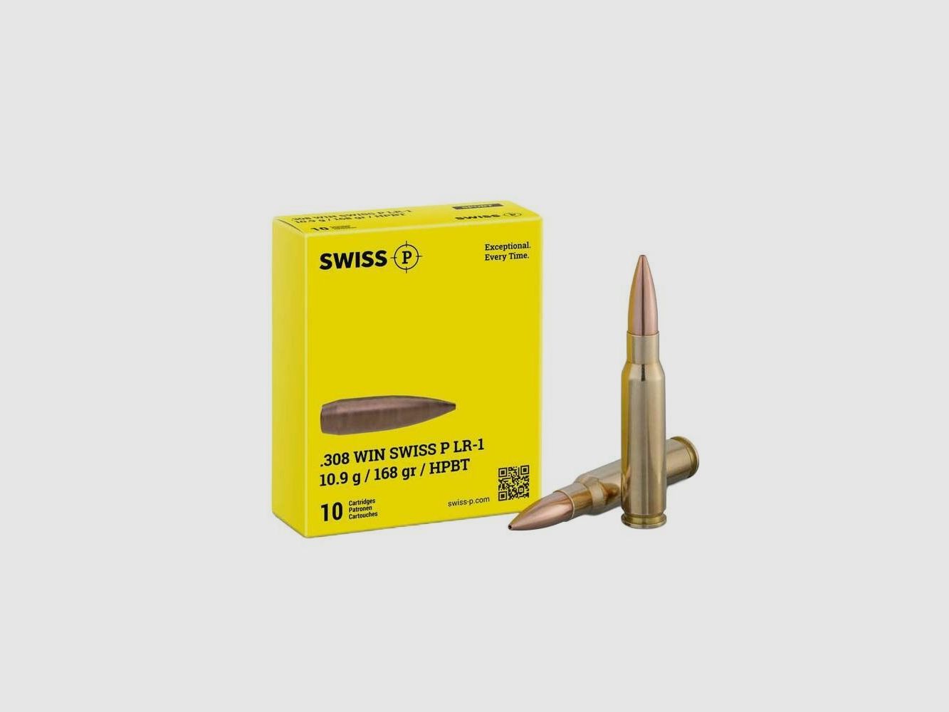 Swiss P LR-1 .308 Win HPBT 10,9 g / 168 gr / 10 Stück