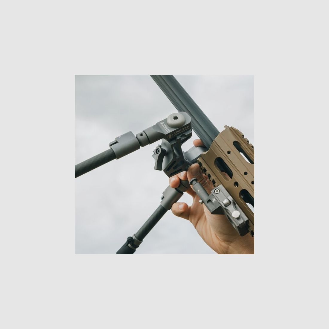 Bipied Spartan Valhalla | Bipied avec adaptateur Picatinny
