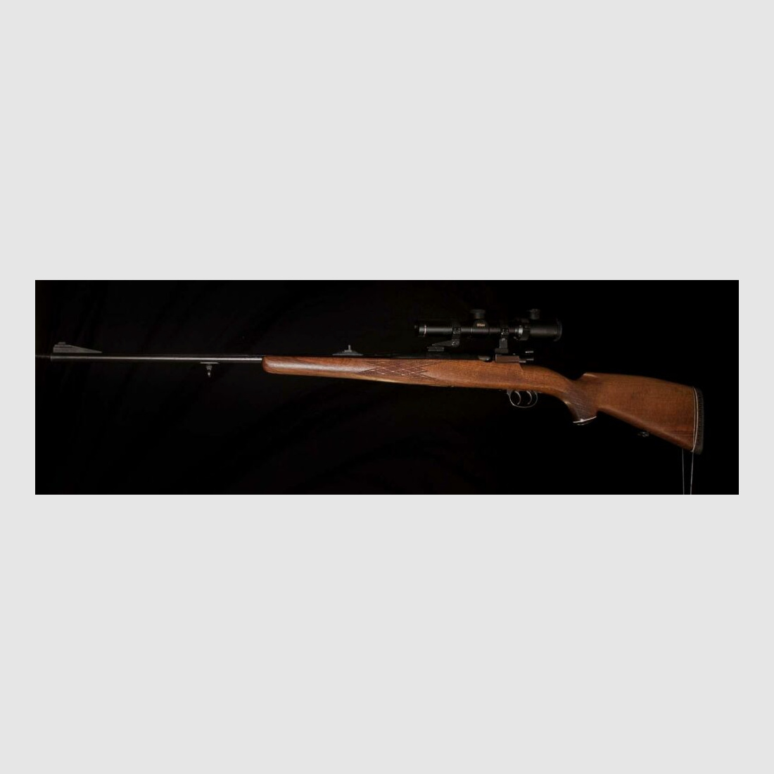 Sistema Mauser Velser 98 Stutzen con montaggio girevole e cannocchiale da caccia Drückjagd