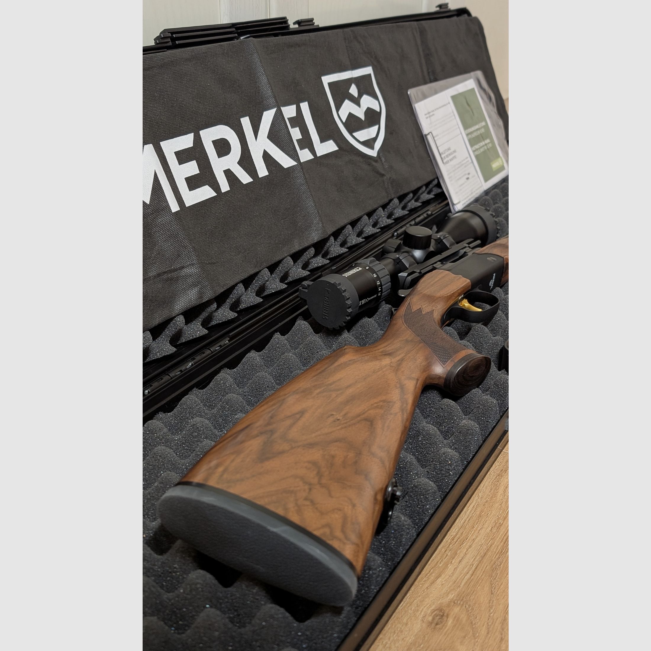 Merkel K5 Extreme avec Steiner Ranger 4S 4-16x44, calibre .30-06 Spring., neuf