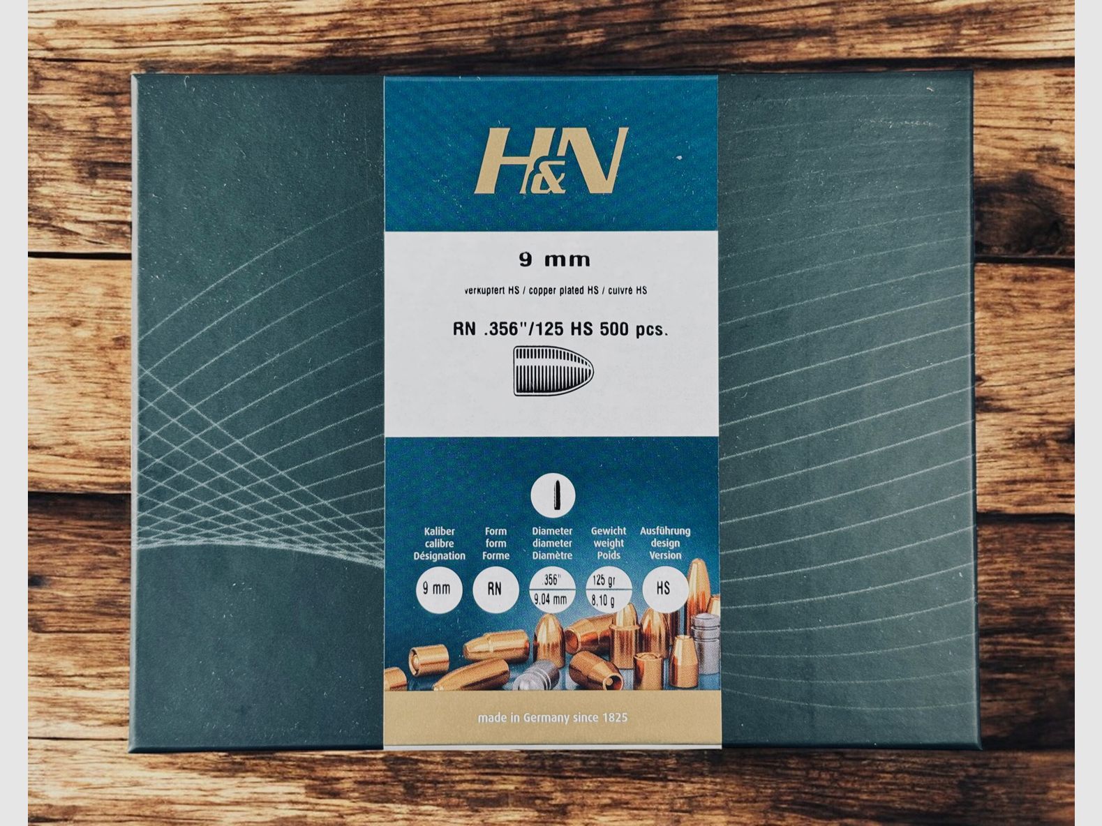 H&N Geschosse RN .356/125 High Speed