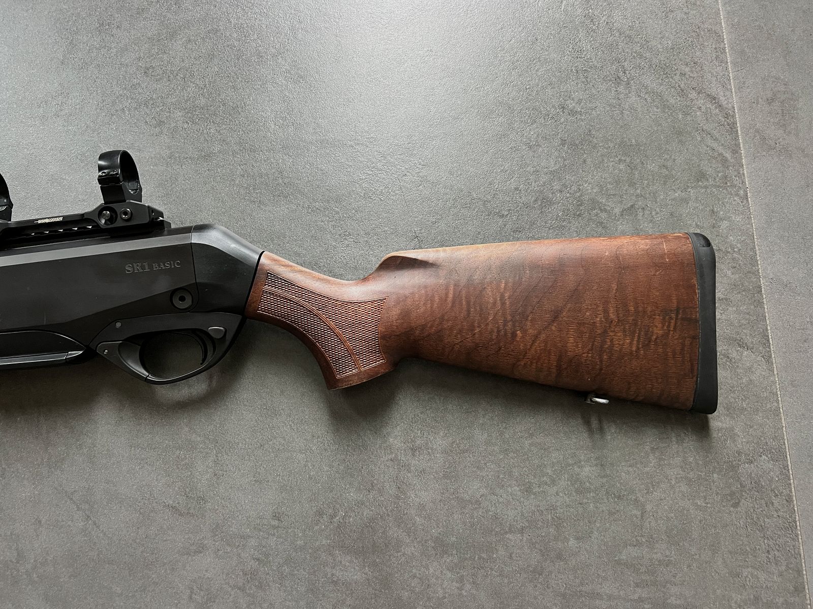 Selbstladebüchse Merkel SR1 Kal. 8x57 IS mit Schalldämpfer und Montage