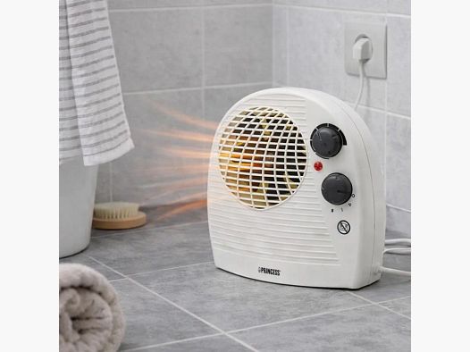 Horizontaler Badezimmerheizkörper mit einstellbarem Thermostat 2000W