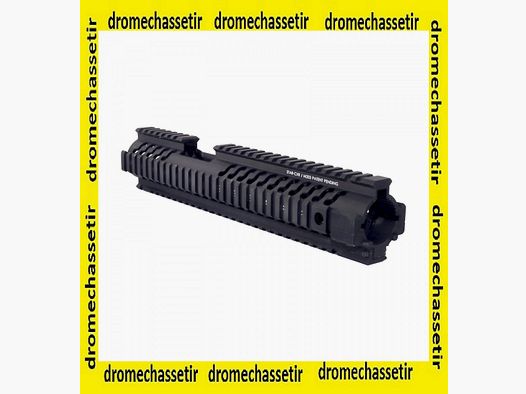 Garde main 4 rail picatinny SAMSON STAR EXR 30.5cm avec passage de mire