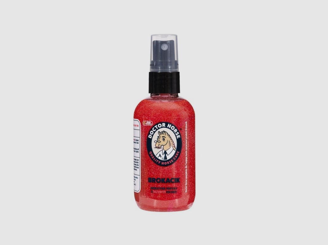 Glitzer-Spray Doctor Horse Brokacik rosa 100 ml